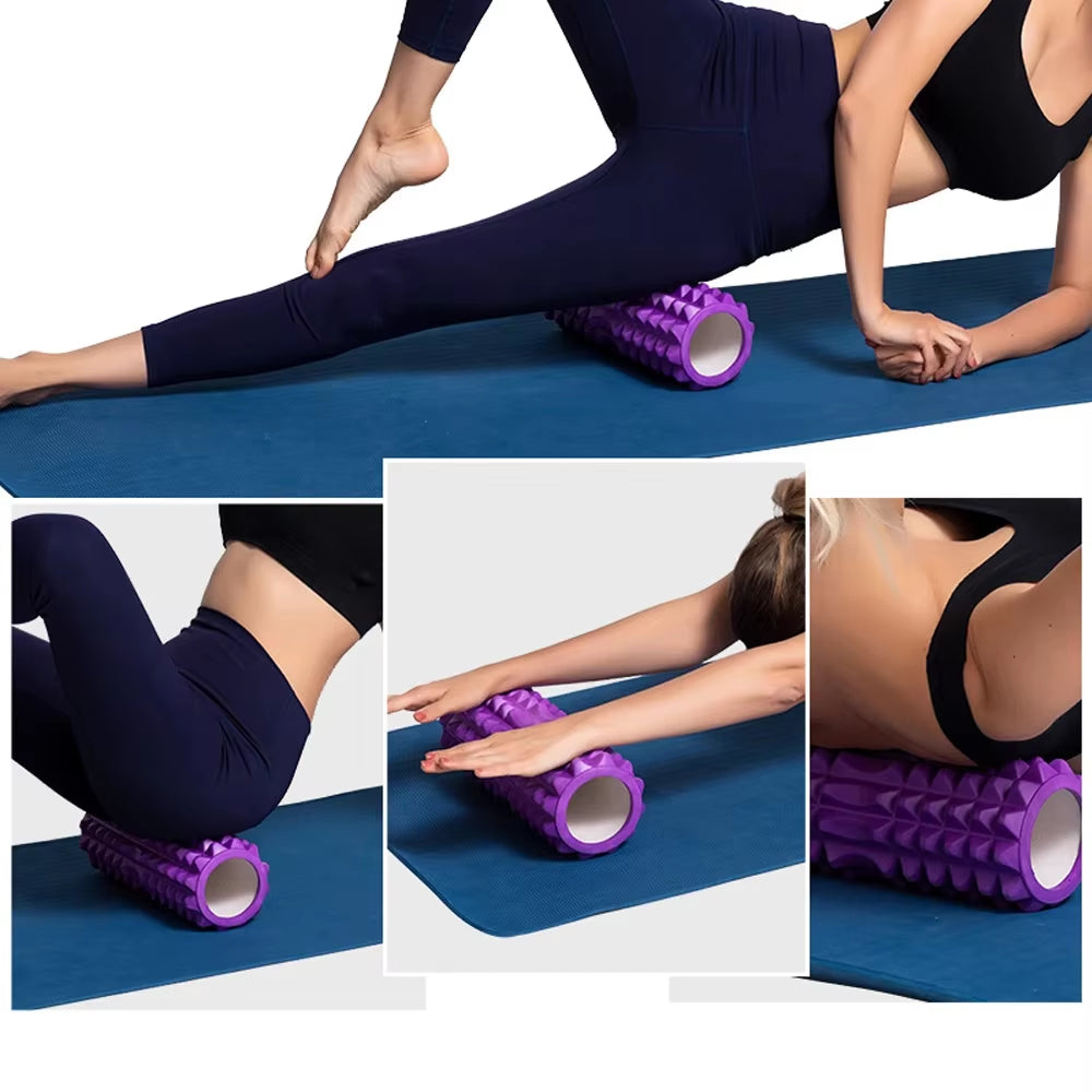 30cm Foam Roller for Yoga and Pilates - Muscle Training and Trigger Point Therapy for Home Gym Fitness