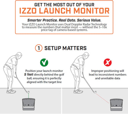 Golf Swami Launch Master - Professional Golf Launch Simulator and Training Aid
