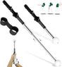 Retractable Golf Swing Trainer with Grip Trainer - Telescopic Training Aid for Warm-Up and Indoor Practice