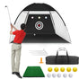 Collapsible Indoor and Outdoor Golf Chipping Net - Foldable Pitching Cages for Enhanced Golf Practice and Training