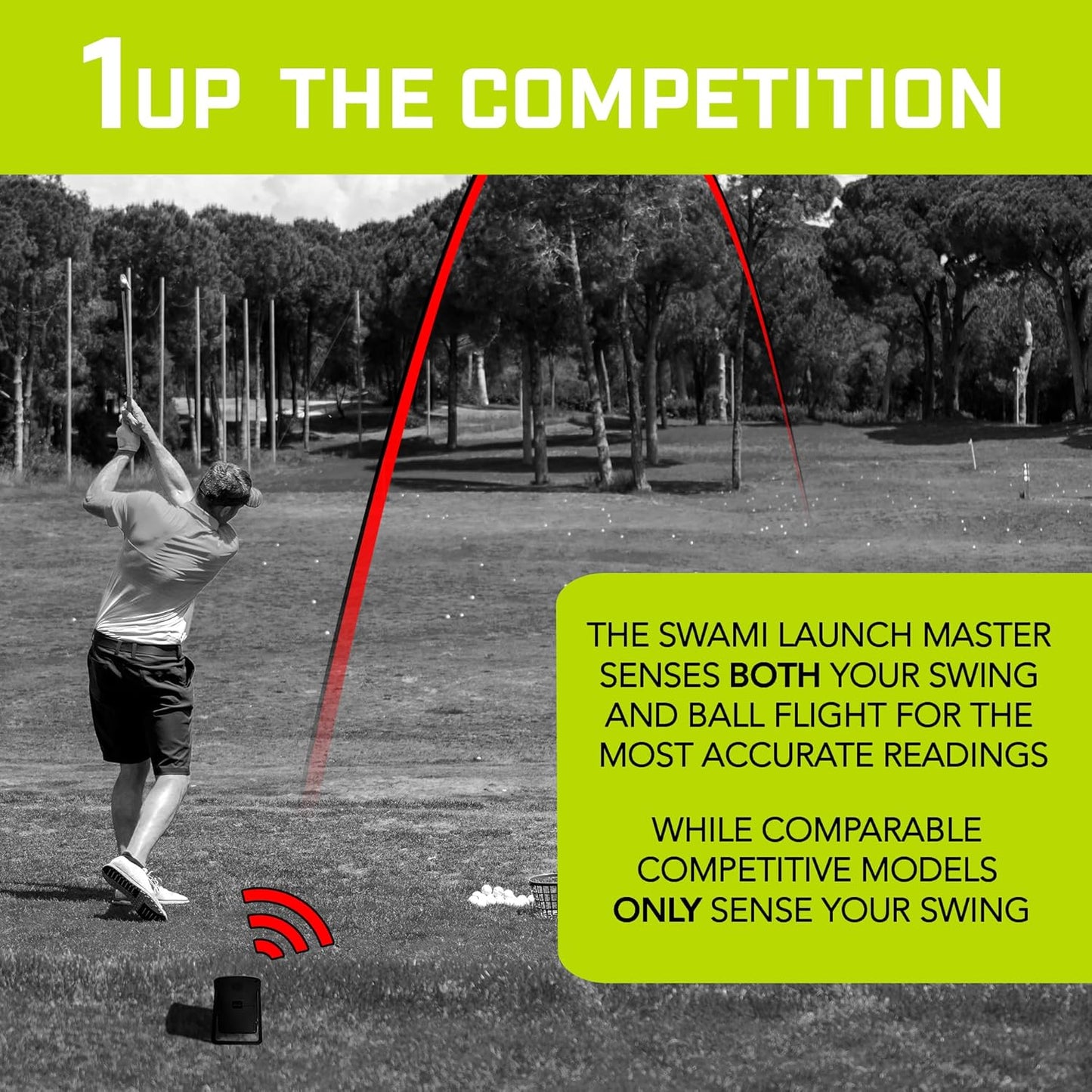 Golf Swami Launch Master - Professional Golf Launch Simulator and Training Aid