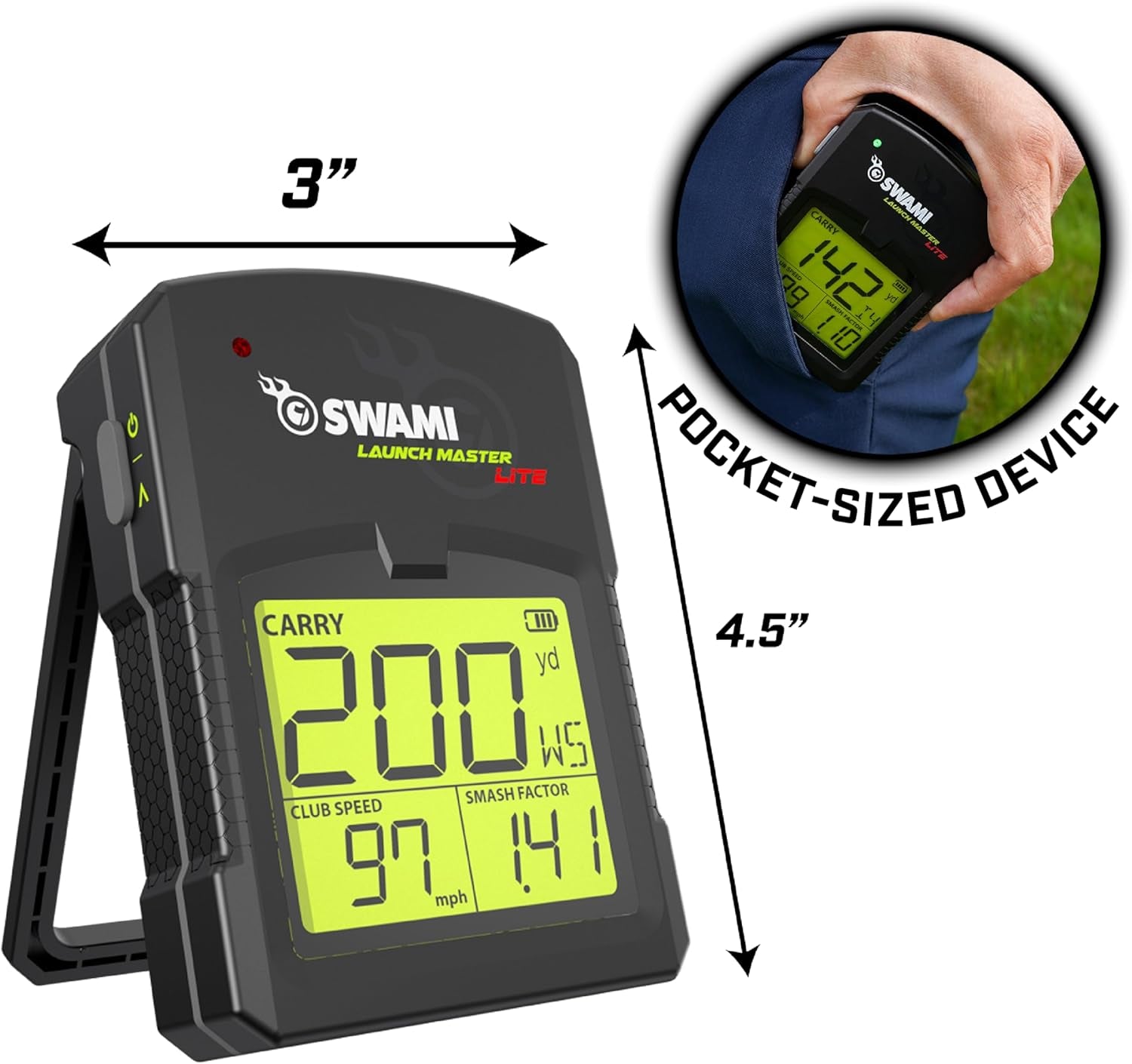 Golf Swami Launch Master - Professional Golf Launch Simulator and Training Aid