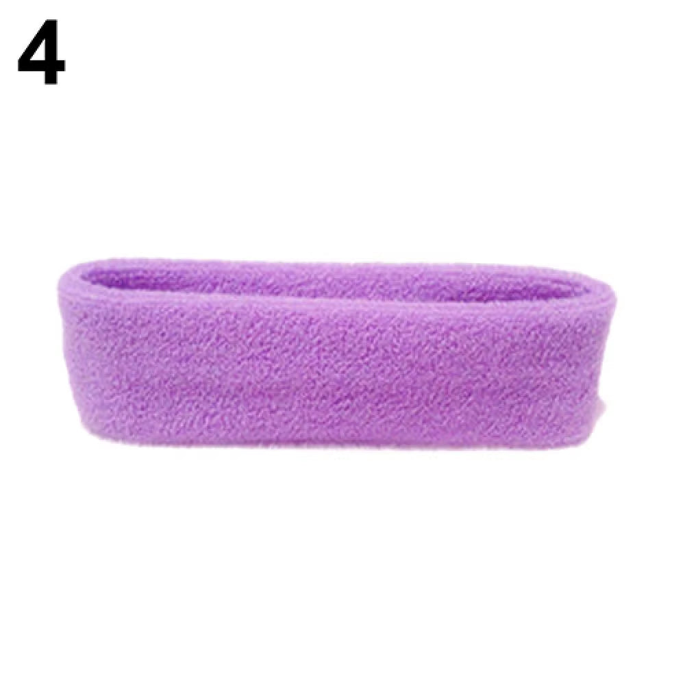 Quick-Dry Sports Sweatband for Yoga and Fitness - Stretchable Headband for Gym Use