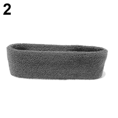 Quick-Dry Sports Sweatband for Yoga and Fitness - Stretchable Headband for Gym Use