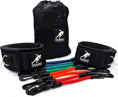 Kbands Speed and Strength Leg Resistance Bands with Speed 101 and Agility FX Digital Training Programs - Available in Youth, Intermediate, and Advanced Sizes