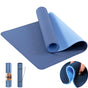 High-Density Eco-Friendly TPE Yoga Mat - 72" x 24", 8mm Extra Thick Non-Slip Exercise Mat for Yoga and Pilates for Men and Women