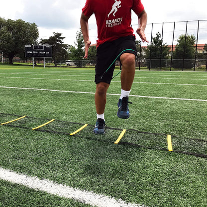 Kbands Speed and Strength Leg Resistance Bands with Speed 101 and Agility FX Digital Training Programs - Available in Youth, Intermediate, and Advanced Sizes