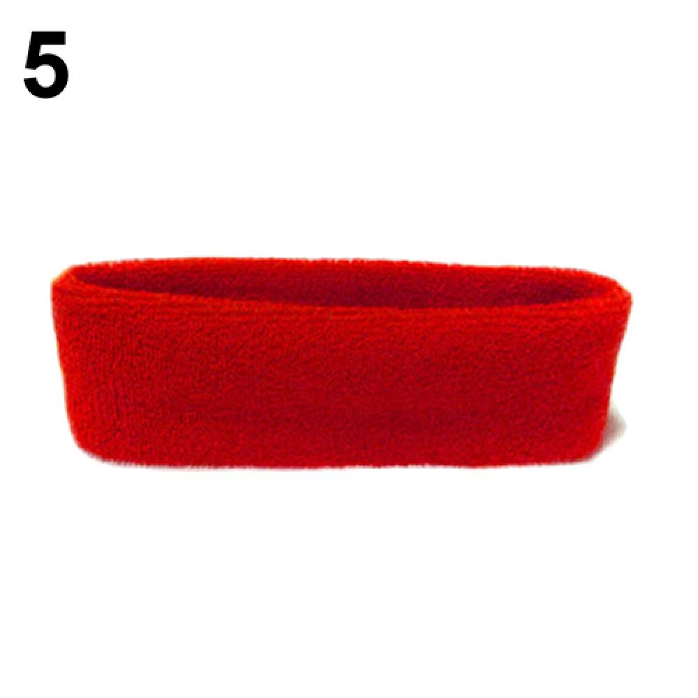 Quick-Dry Sports Sweatband for Yoga and Fitness - Stretchable Headband for Gym Use