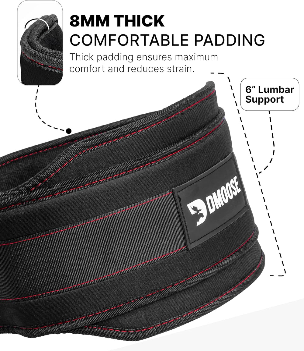 Dip Belt for Weightlifting and Strength Training - 36" Durable Steel Chain with Comfortable Neoprene Padding, Supports Up to 350 lbs