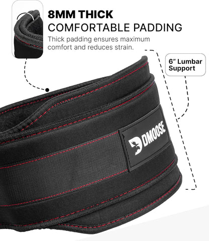 Dip Belt for Weightlifting and Strength Training - 36" Durable Steel Chain with Comfortable Neoprene Padding, Supports Up to 350 lbs