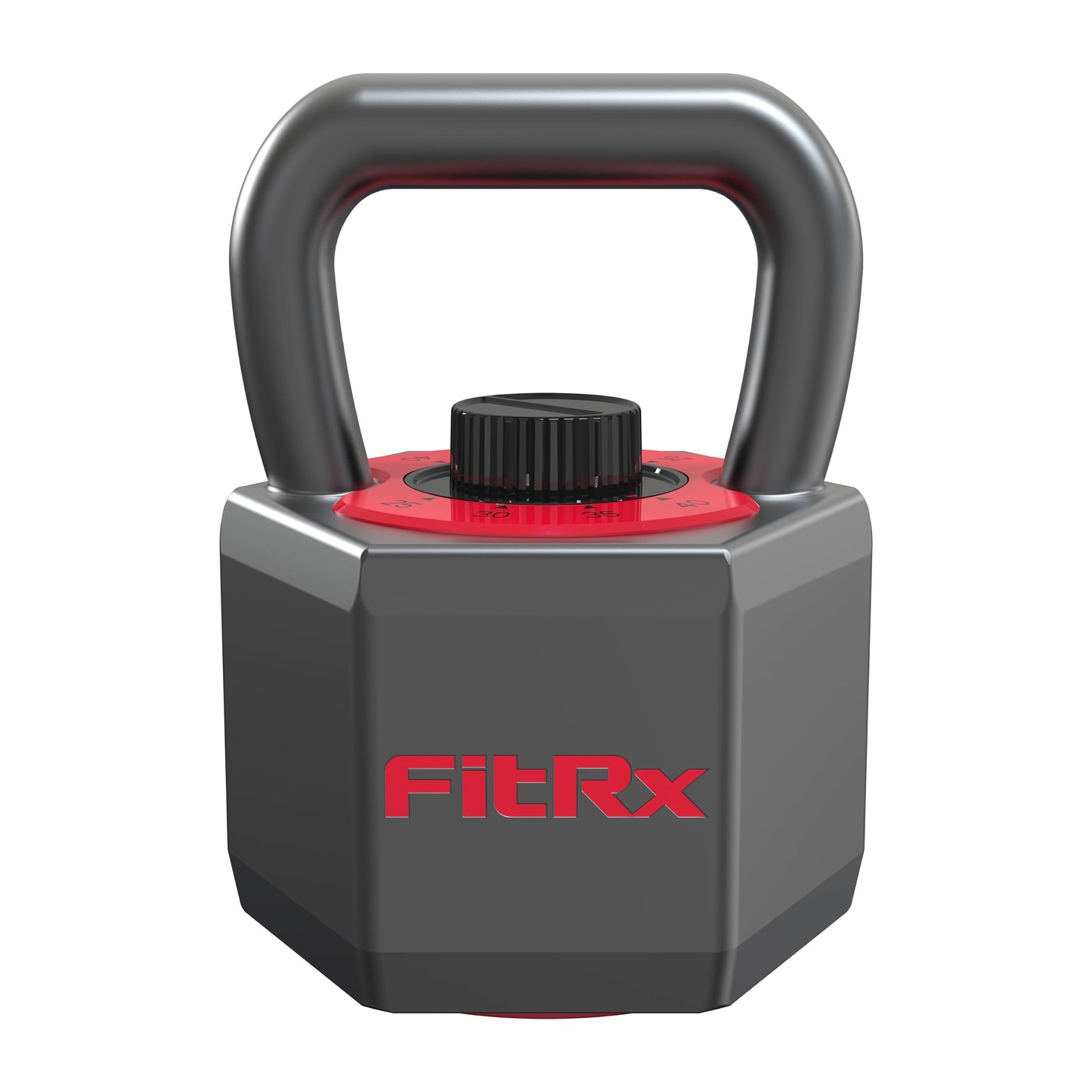 Smartstack Adjustable Kettlebell with Wide Handle for Home Gym Workouts, 25-40 lbs, Black