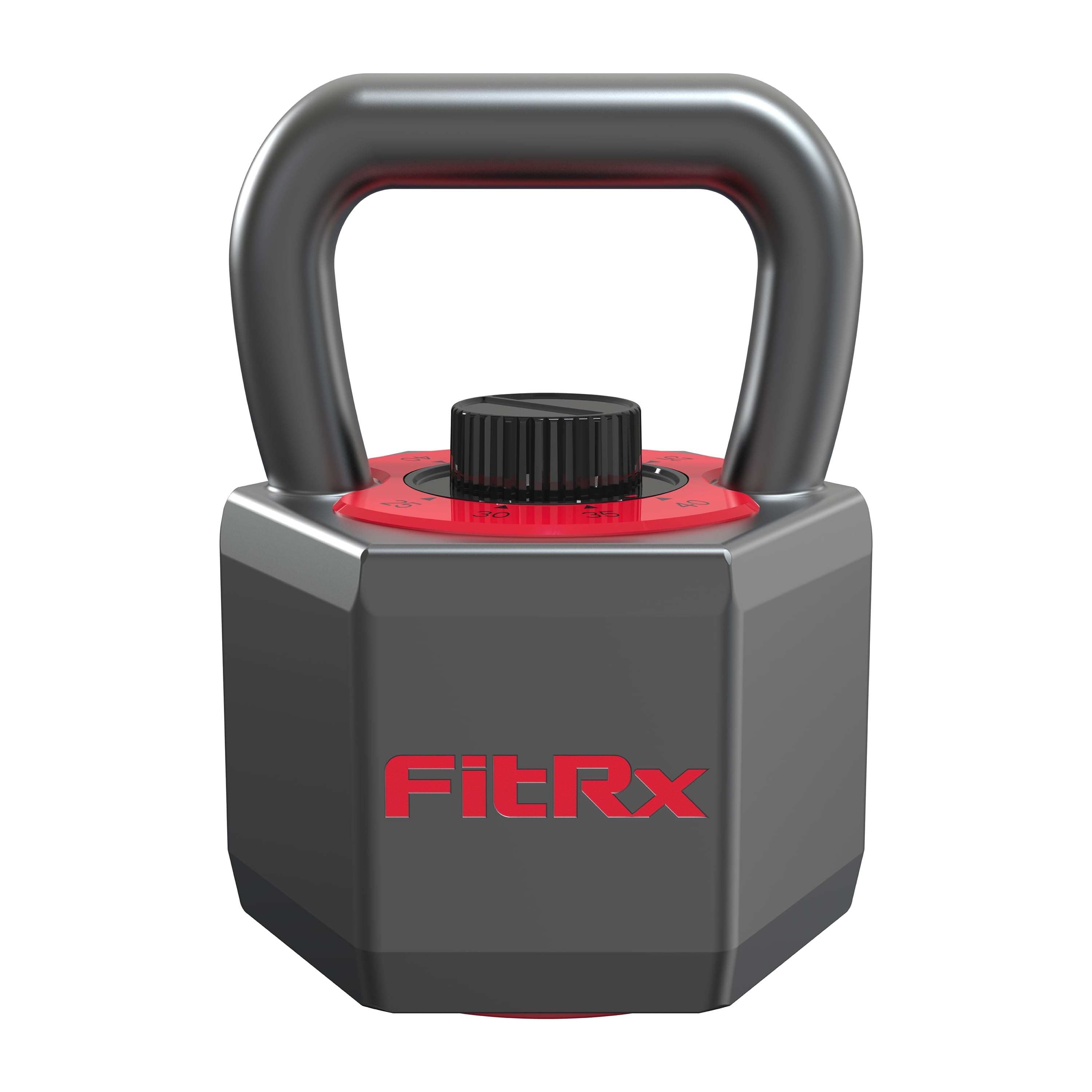 Smartstack Adjustable Kettlebell with Wide Handle for Home Gym Workouts, 25-40 lbs, Black