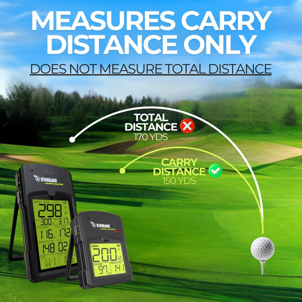 Golf Swami Launch Master - Professional Golf Launch Simulator and Training Aid