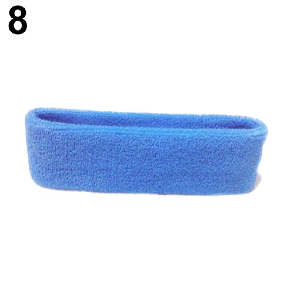 Quick-Dry Sports Sweatband for Yoga and Fitness - Stretchable Headband for Gym Use