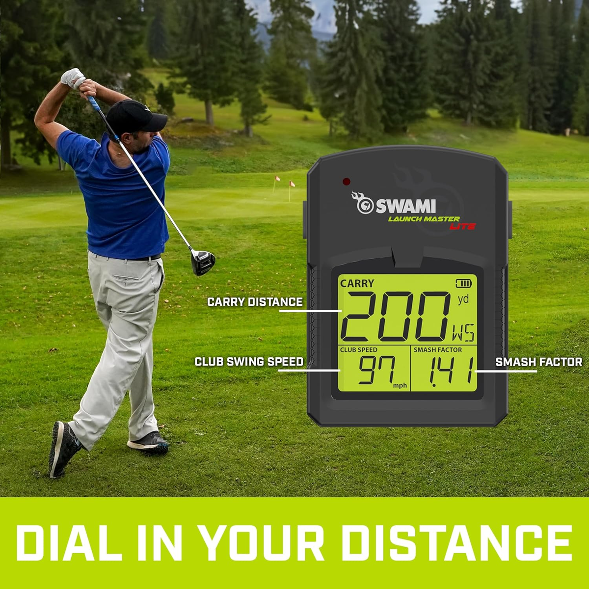 Golf Swami Launch Master - Professional Golf Launch Simulator and Training Aid
