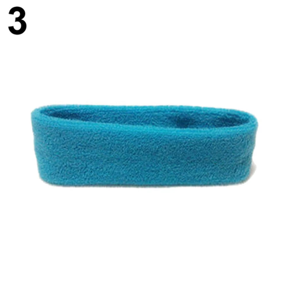 Quick-Dry Sports Sweatband for Yoga and Fitness - Stretchable Headband for Gym Use