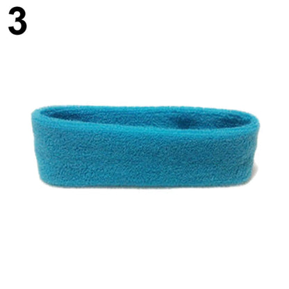 Quick-Dry Sports Sweatband for Yoga and Fitness - Stretchable Headband for Gym Use